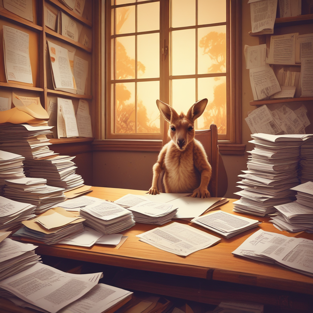 Kangaroo paperwork bureaucracy