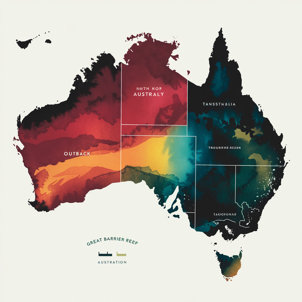 Mapa viajero Australia